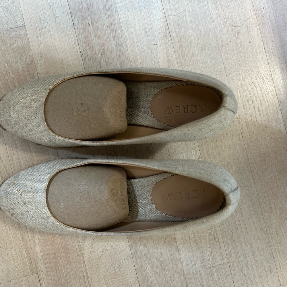 J. Crew Light Tan Slip-On Shoes